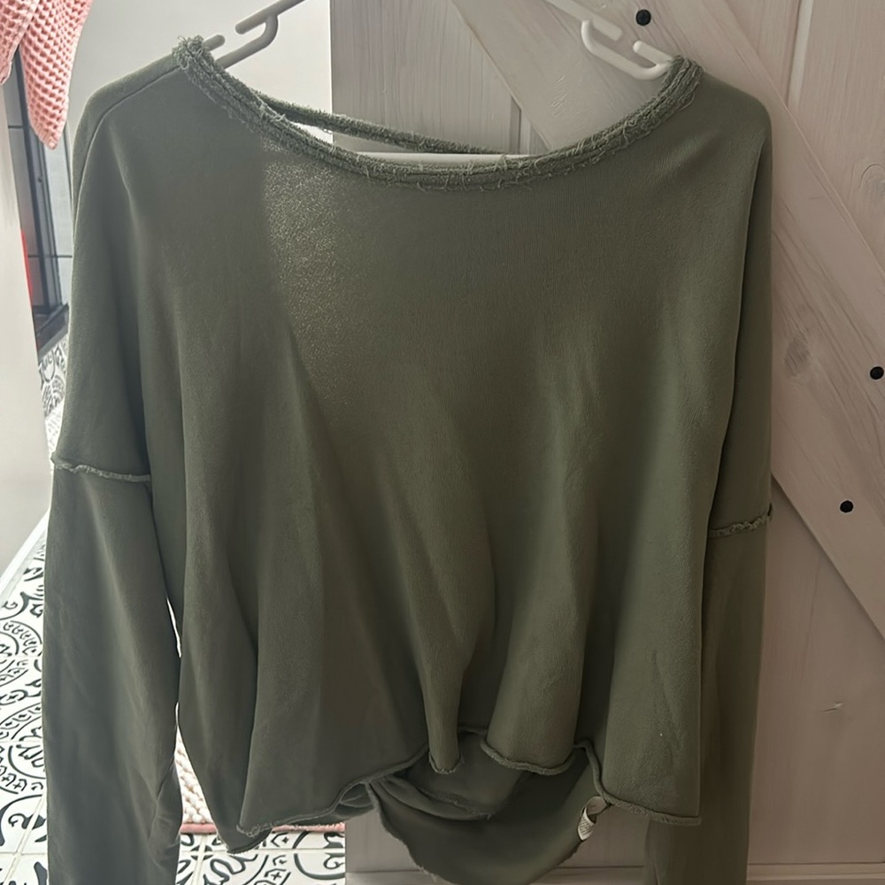Aerie long sleeve open back